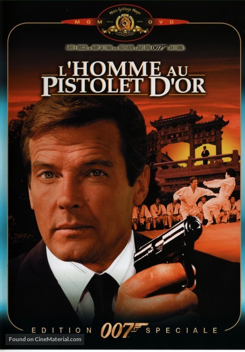 The Man With The Golden Gun - French DVD movie cover