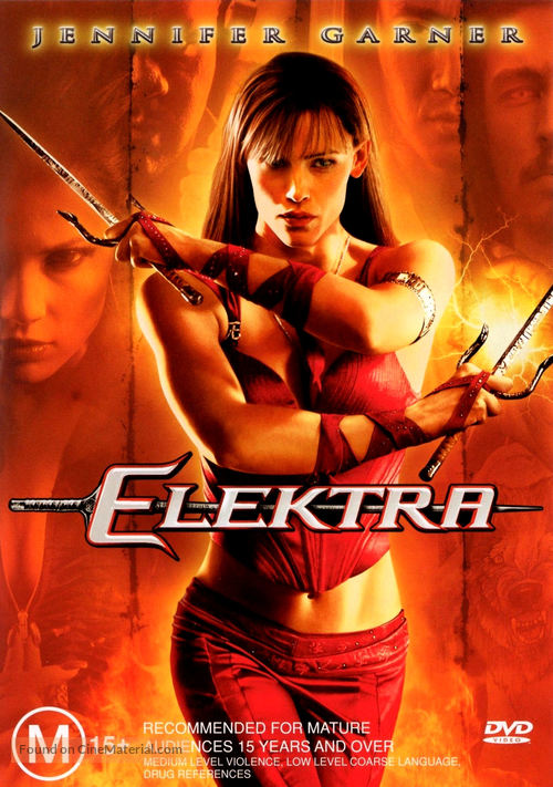 Elektra - Australian DVD movie cover