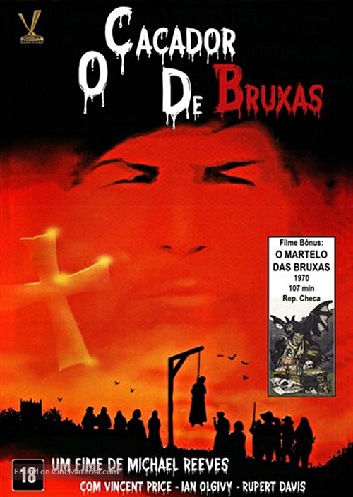 Witchfinder General - Brazilian DVD movie cover