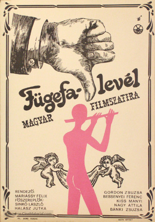 F&uuml;gefalev&eacute;l - Hungarian Movie Poster