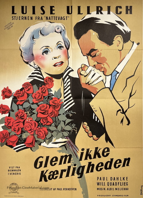 Vergi&szlig; die Liebe nicht - Danish Movie Poster