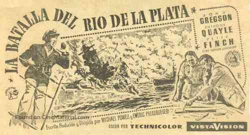 The Battle of the River Plate - Spanish poster