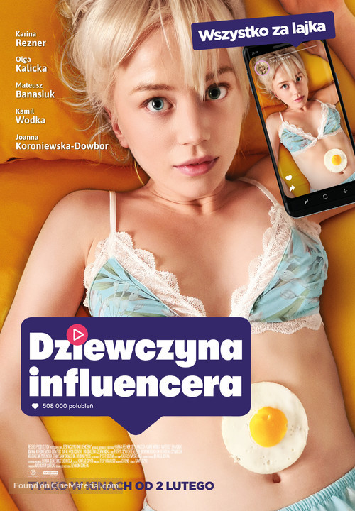 Dziewczyna influencera - Polish Movie Poster