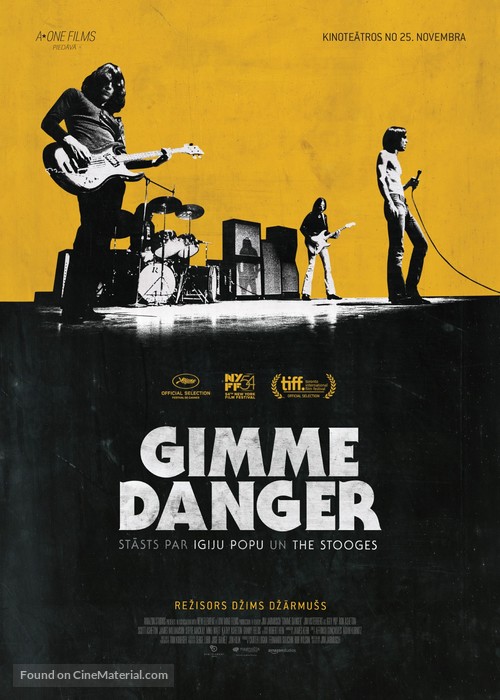 Gimme Danger - Latvian Movie Poster