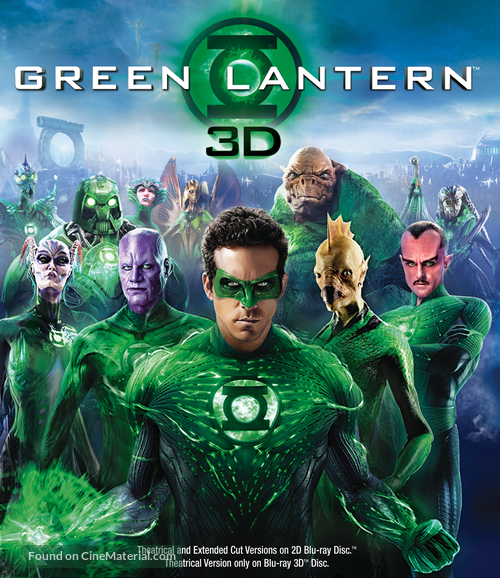 Green Lantern - Blu-Ray movie cover