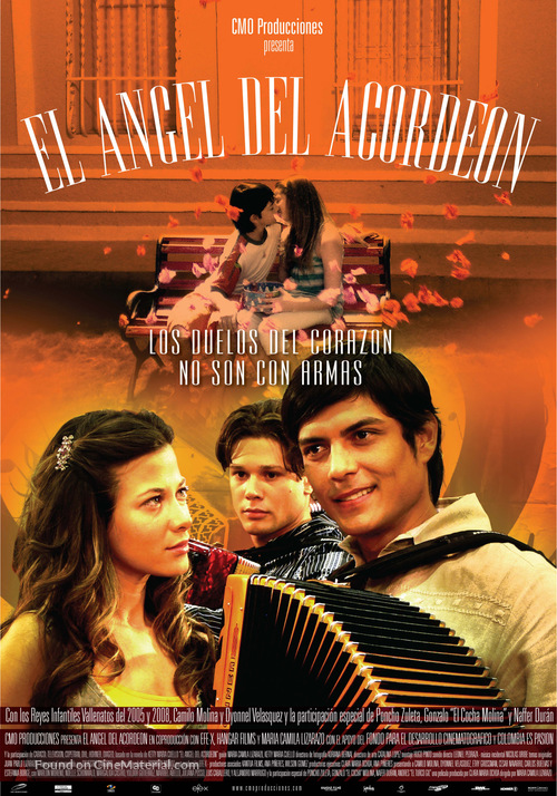 &Aacute;ngel del acordeon, El - Colombian Movie Poster