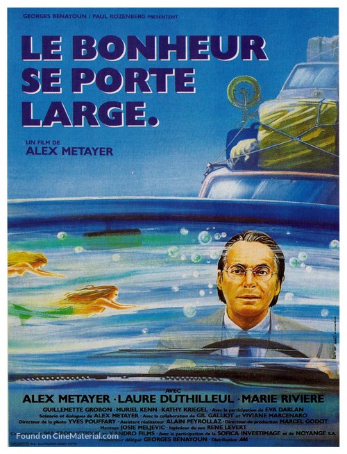 Le bonheur se porte large - French Movie Poster