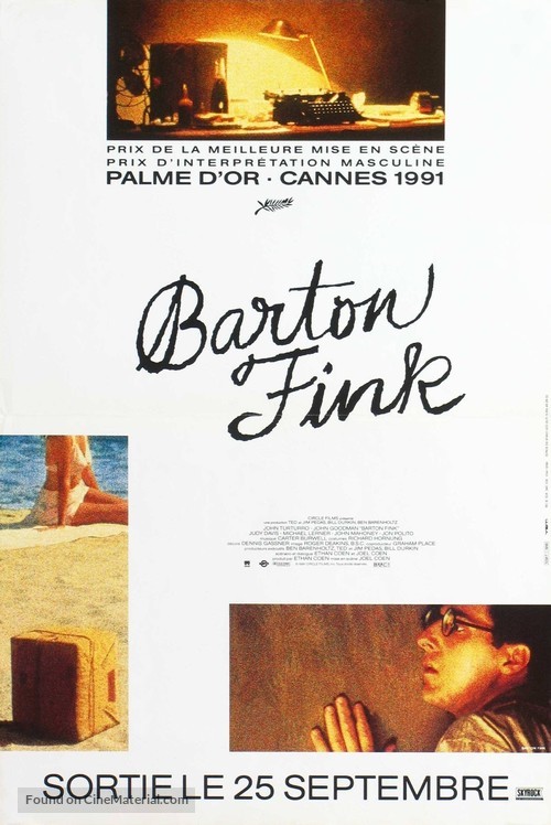 Barton Fink - French Movie Poster