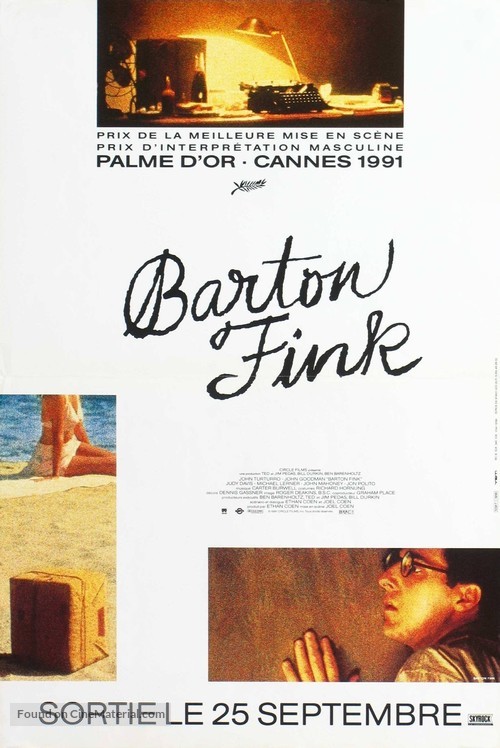 Barton Fink - French Movie Poster