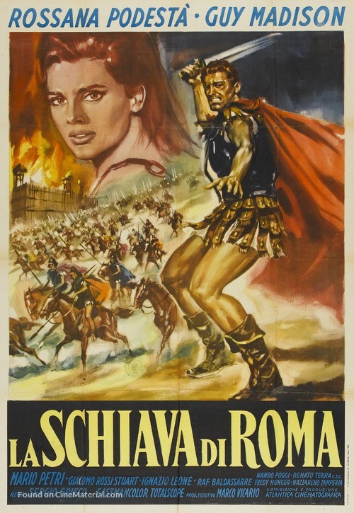 La schiava di Roma - Italian Movie Poster