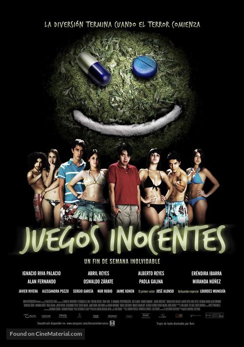 Juegos inocentes - Mexican Movie Poster