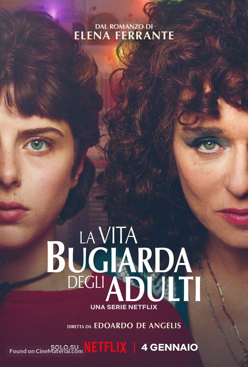 &quot;The Lying Life of Adults&quot; - Italian Movie Poster