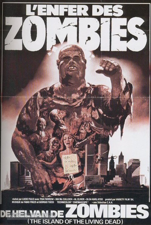 Zombi 2 - Belgian Movie Poster