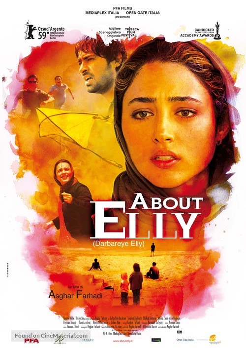 Darbareye Elly - Italian Movie Poster