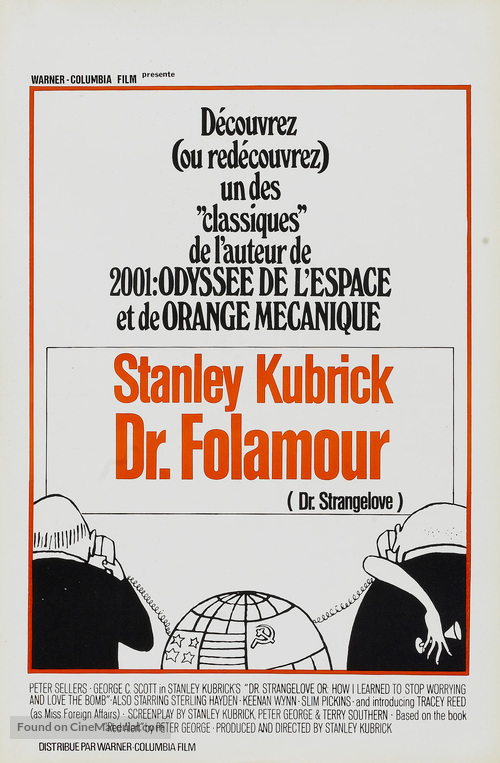 Dr. Strangelove - Belgian Movie Poster