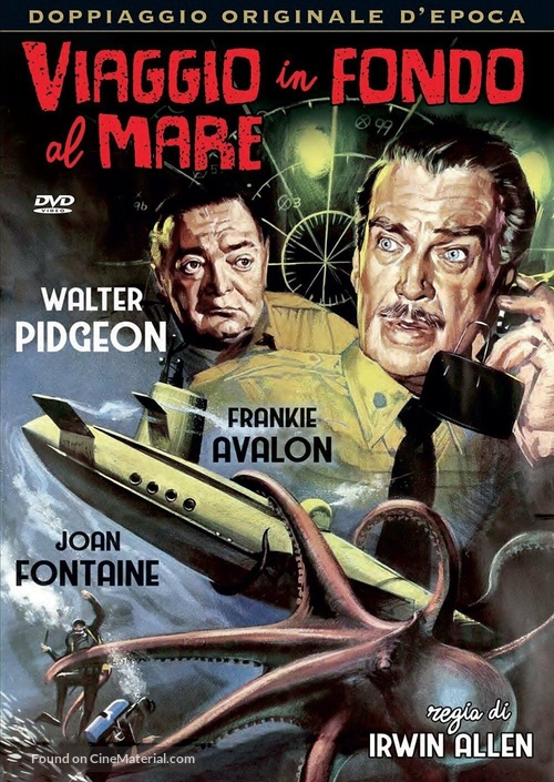 Voyage to the Bottom of the Sea - Italian DVD movie cover