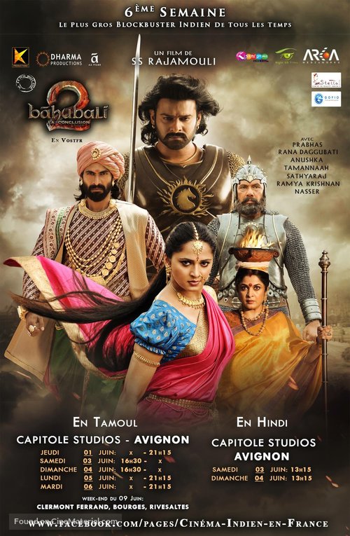 Baahubali: The Conclusion - French Movie Poster
