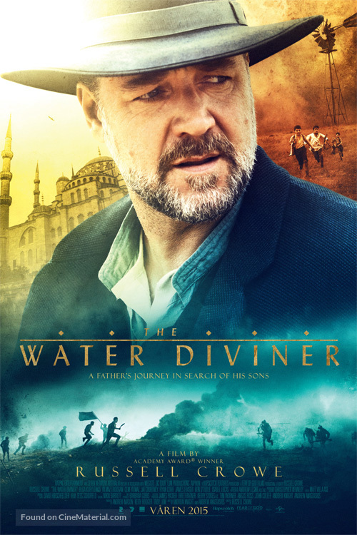 The Water Diviner - Norwegian Movie Poster