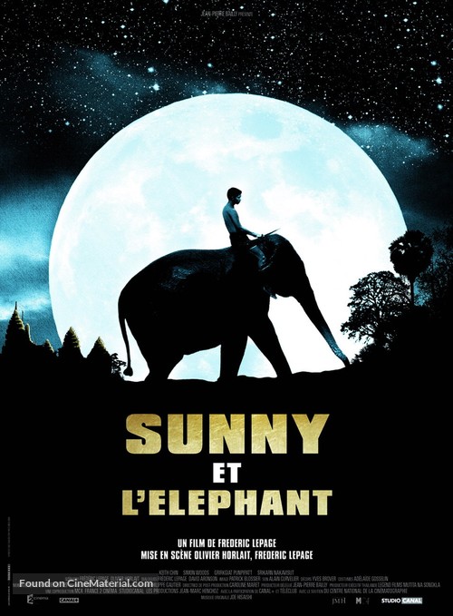 Sunny et l&#039;&eacute;l&eacute;phant - French Movie Poster