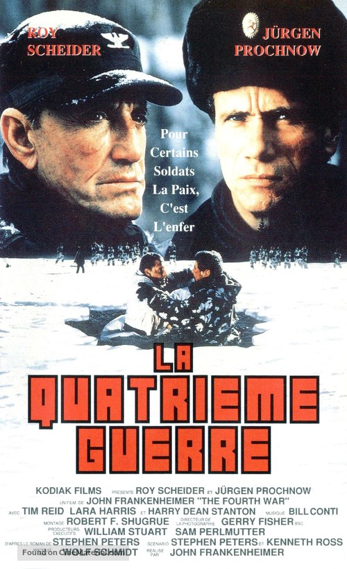 The Fourth War - French VHS movie cover