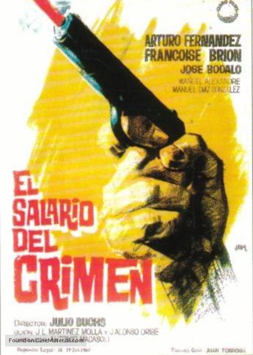 El salario del crimen - Spanish Movie Poster