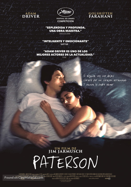 Paterson - Spanish Movie Poster