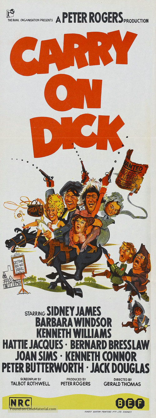 Carry on Dick - Australian Movie Poster