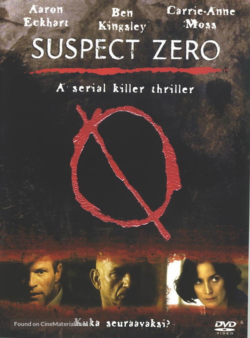 Suspect Zero - Finnish poster