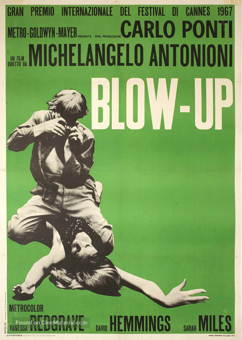 Blowup - Italian Movie Poster