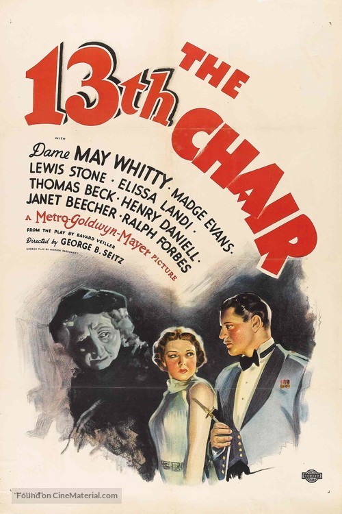 The Thirteenth Chair - Movie Poster