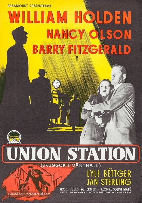 Union Station - Swedish Movie Poster