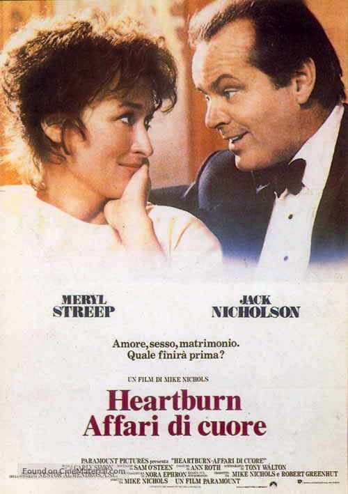 Heartburn - Italian Movie Poster