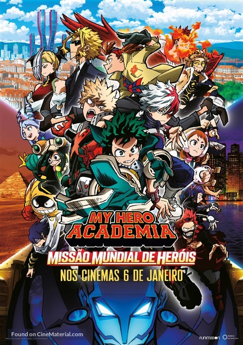 Boku no Hero Academia: World Heroes Mission - Brazilian Movie Poster