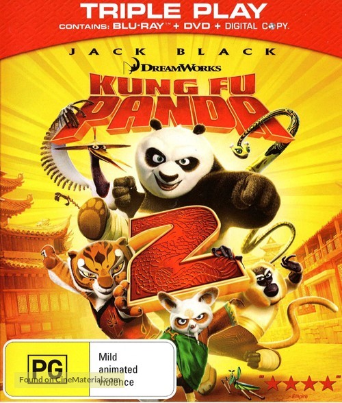 Kung Fu Panda 2 - Australian Blu-Ray movie cover