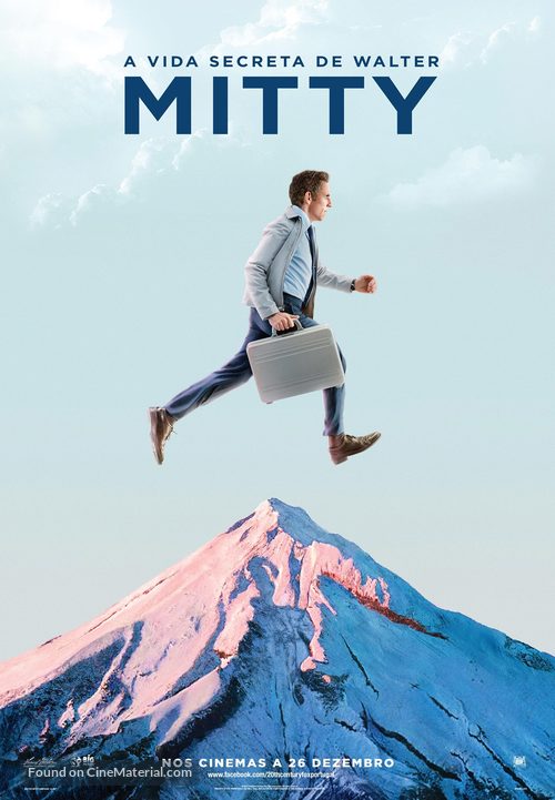 The Secret Life of Walter Mitty - Portuguese Movie Poster