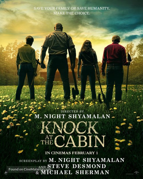 Knock at the Cabin - Philippine Movie Poster