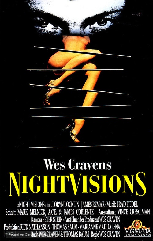 Night Visions - German VHS movie cover