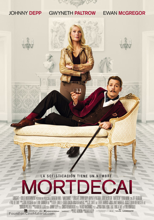 Mortdecai - Spanish Movie Poster