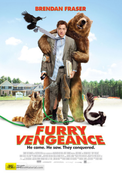 Furry Vengeance - Australian Movie Poster