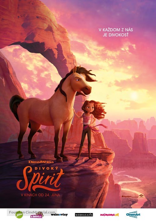 Spirit Untamed - Slovak Movie Poster