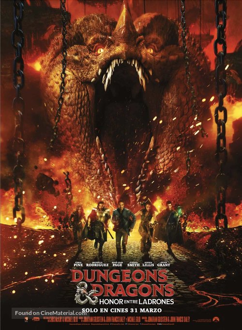 Dungeons &amp; Dragons: Honor Among Thieves - Spanish Movie Poster