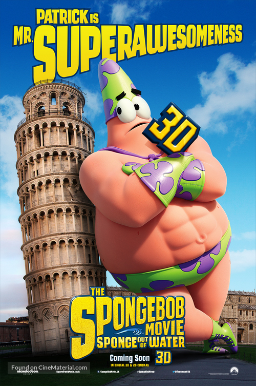 The SpongeBob Movie: Sponge Out of Water - British Movie Poster