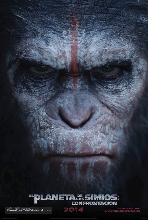 Dawn of the Planet of the Apes - Mexican Movie Poster