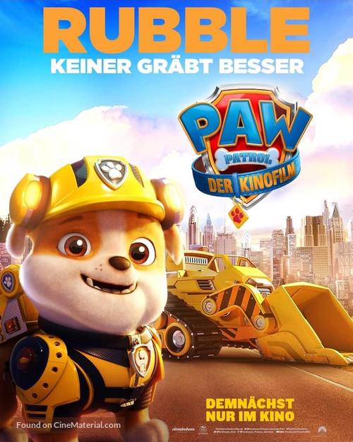 Paw Patrol: The Movie - German Movie Poster