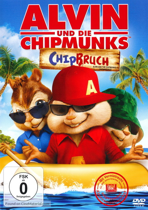 Alvin and the Chipmunks: Chipwrecked - German Movie Cover