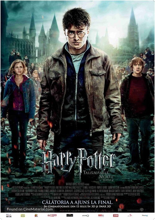 Harry Potter and the Deathly Hallows - Part 2 - Romanian Movie Poster