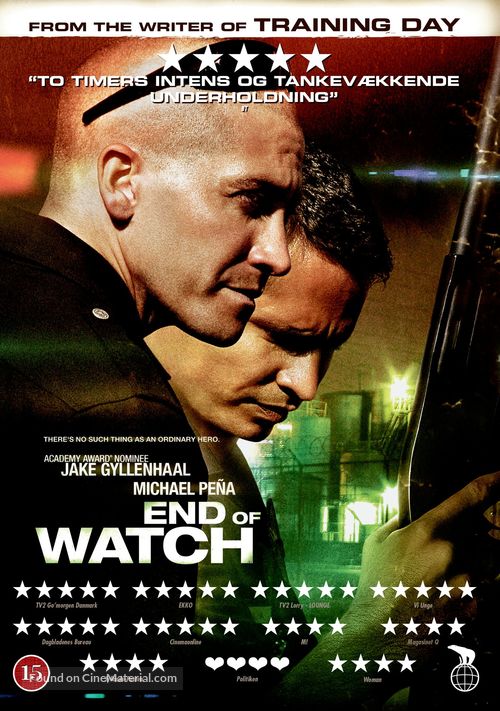 End of Watch - Danish DVD movie cover