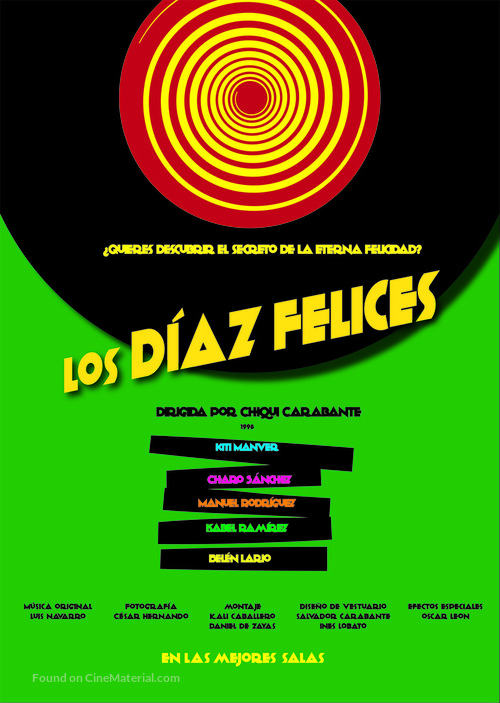 Los D&iacute;az felices - Spanish Movie Poster