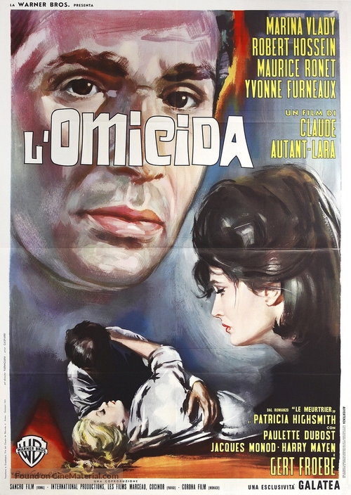 Le meurtrier - Italian Movie Poster