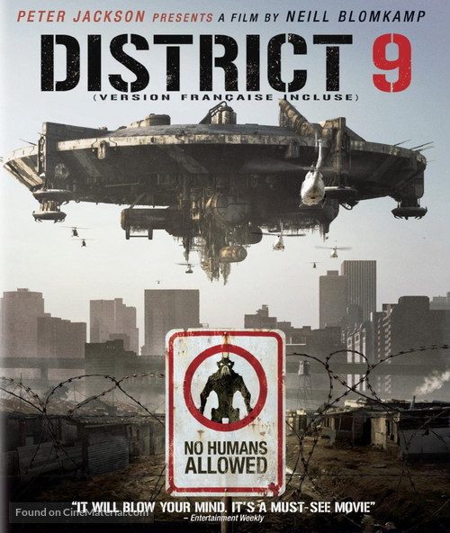 District 9 - Canadian Blu-Ray movie cover